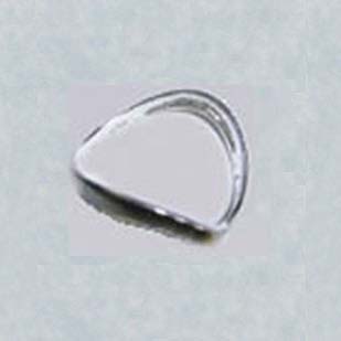 thumbnail image 2 of Polished 925 Sterling Silver Open Design Thumb Ring - Diamond-Cut Pattern, Size 11, Made In USA 2 of 13