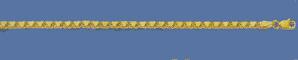 14K yellow gold 10-in heart anklet