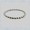 sterling .925 silver fitted toering in a circle of beads