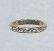 14K gold-filled & CZ's Eternity band